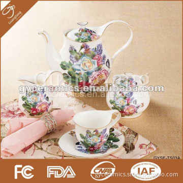 15pcs tea set with fine bone china
